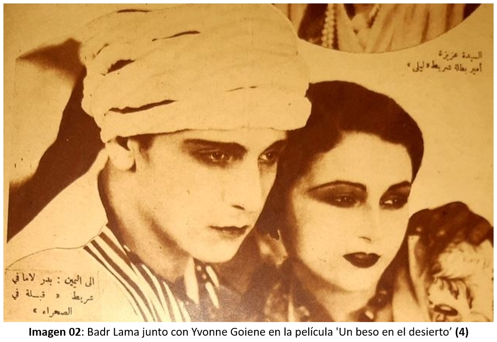 Imagen 02: Badr Lama junto con Yvonne Goiene en la película 'Un beso en el desierto’